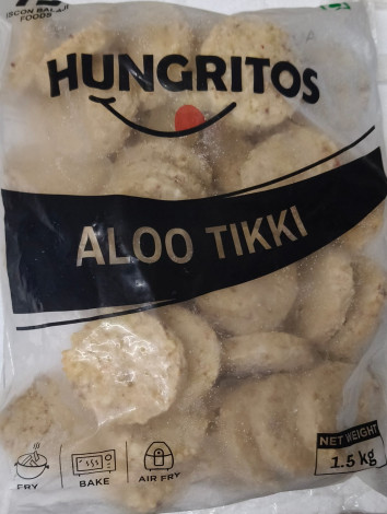 HUNGRITOS ALOO TIKKI 1.5KG