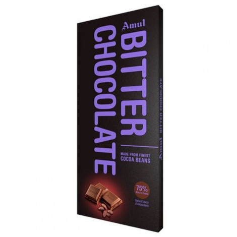 AMUL BITTER CHOCOLATE - 150 GM