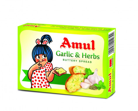 AMUL BUTTERY SPREAD GARLIC & HERB -100G