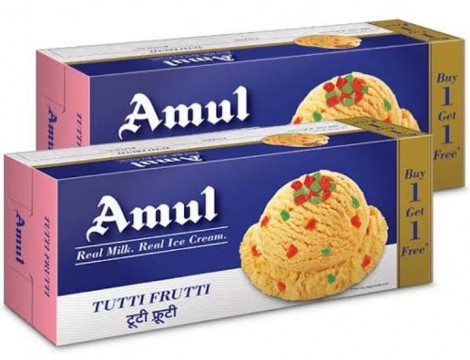 AMUL - TUTTI FRUITY 750 ML