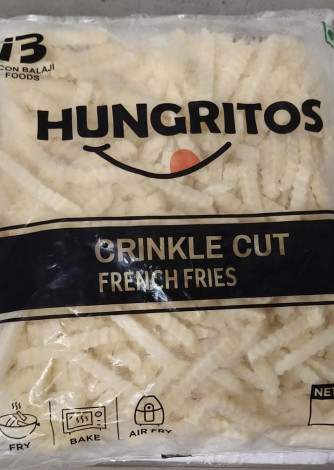 HUNGRITOS CRINKLE CUT FRENCH FRIES 2KG