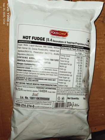 FOODCOAST-HOT FUDGE 1KG