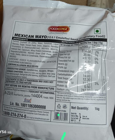 FOODCOAST-MEXICAN MAYO 1KG