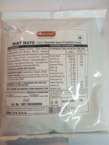 FOODCOAST-MINT MAYO 1KG
