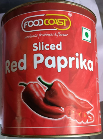 FOODCOAST-SLICED RED PAPRIKA 6x3 KG