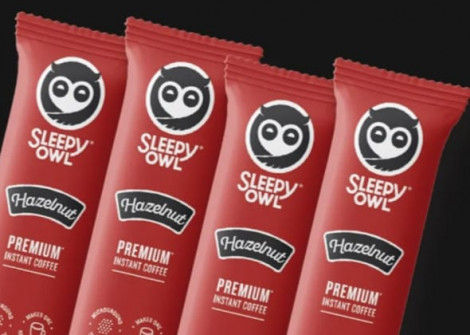 SLEEPY OWL- HAZELNUT PREMIUM INSTANT COFFEE SACHAT 1.5GX25PCS