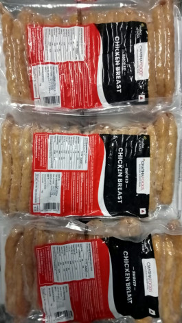 CHATHA-FOOD-CHICKEN SMOKED BREAST 1KGx12KG