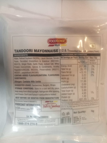 TANDOORI MAYONNAISE PLUS 1KG